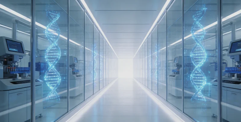 一张对比图,左侧是医院排长队和快递样本,右侧是本地化便捷服务