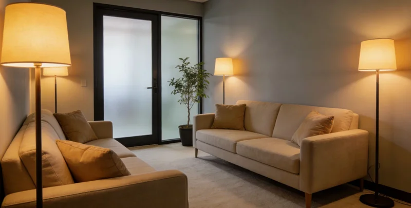 专业人士正在为咨询者耐心解读基