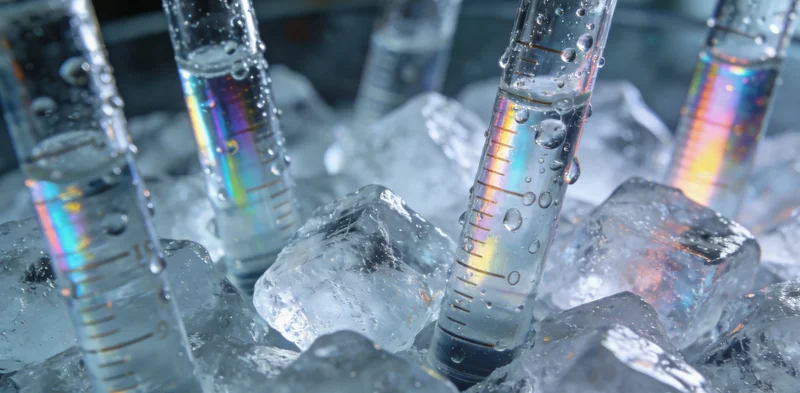 医护人员正在为咨询者进行无痛的