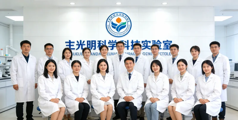 万核基因实验室内部，技术人员正