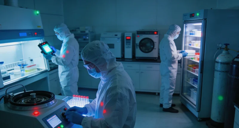 医学专家正在为患者详细解读基因检测报告示意图