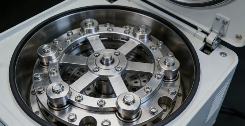 实验室内，身着白大褂的技术人员