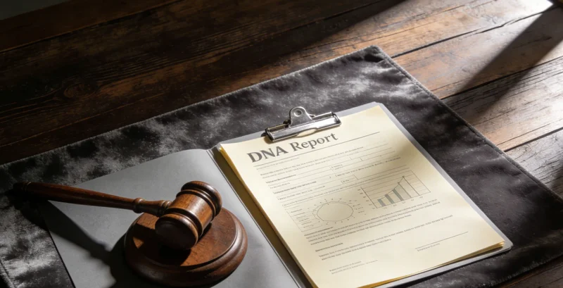 一对夫妇正在认真查看和理解基因