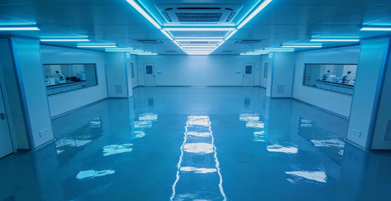 现代化医学实验室内部,技术人员