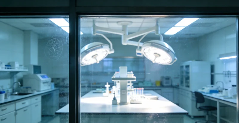 专业人员进行咽拭子采样过程