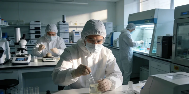 先进基因检测实验室设备展示