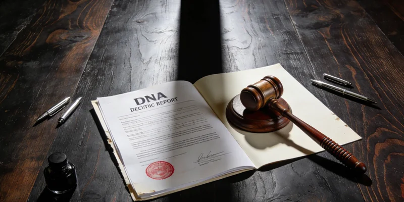 在东营的服务点内,专业顾问正耐心地为一位市民解读基因检测报告