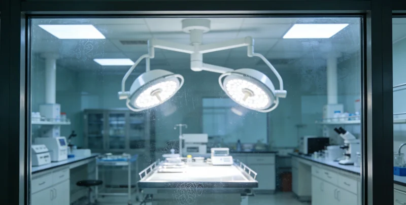 专业人员正在为客户解读基因检测报告,场景专业且亲切