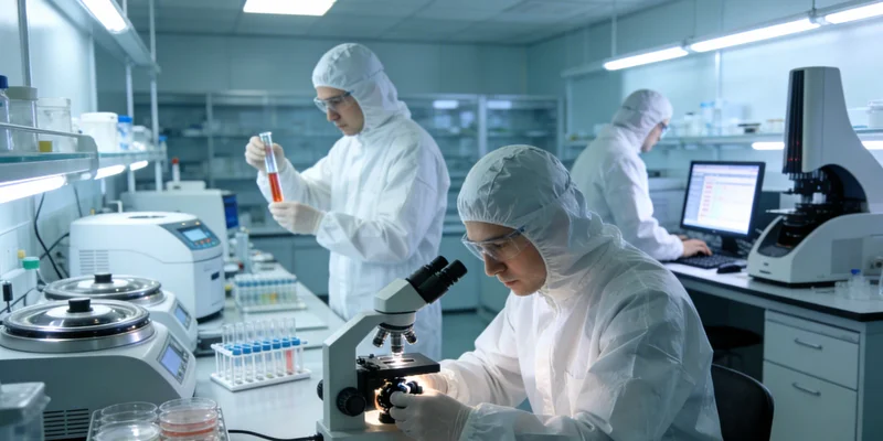 一张清晰的基因检测报告特写,旁