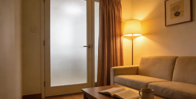 一位女性在诊室内与医生进行健康