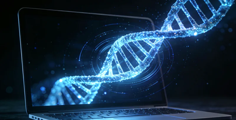 象征基因检测技术的DNA双螺旋