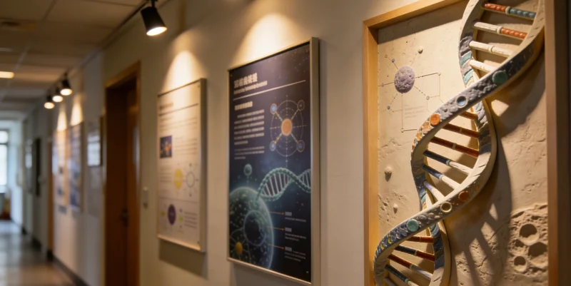 象征健康科普的温馨家庭咨询场景