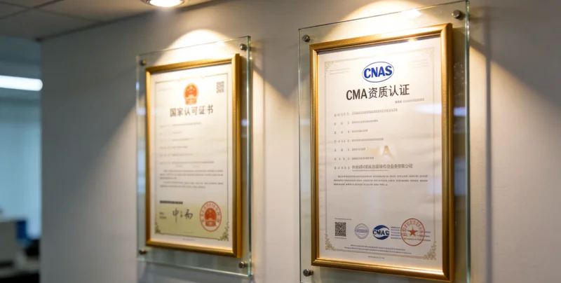 医生在办公室内，手持检测报告与