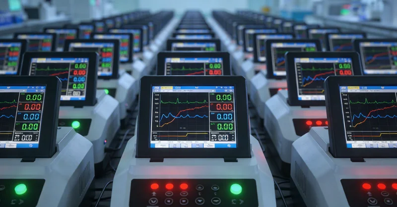 实验室技术人员正在进行高通量测