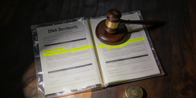 专业医生在诊室内仔细分析基因检