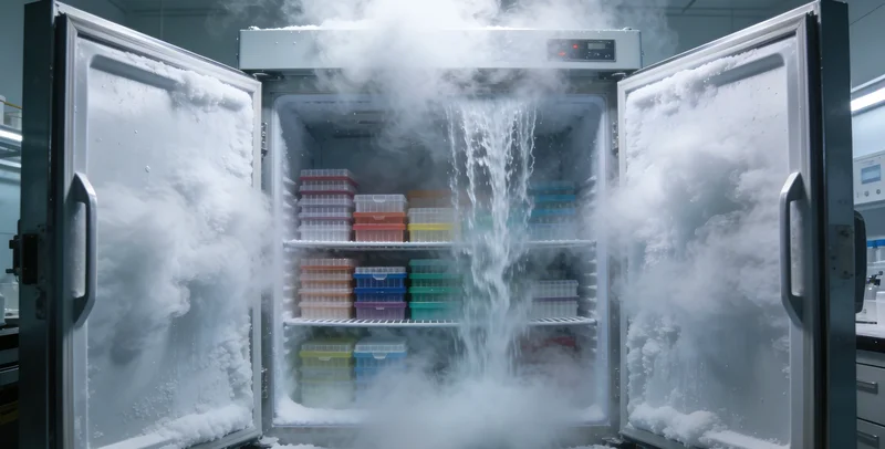 传统显微镜检视图与现代化基因检