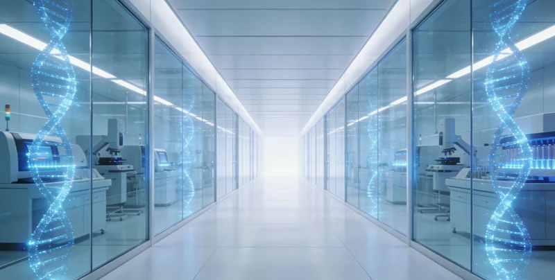 一位男士在手机上查看电子版检测