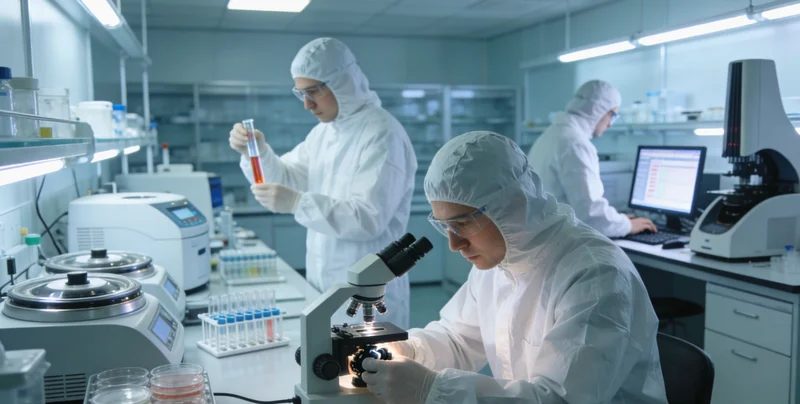 专业人士正在解读基因检测报告