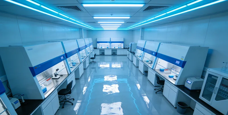 传统培养皿与现代化的基因测序仪