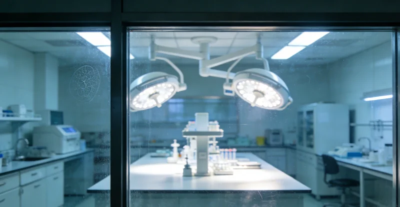 专业实验室技术人员正在进行PC