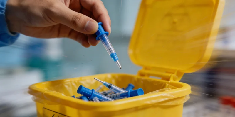 基因检测实验室工作场景