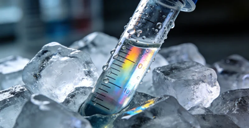 医生在实验室通过显微镜观察关节