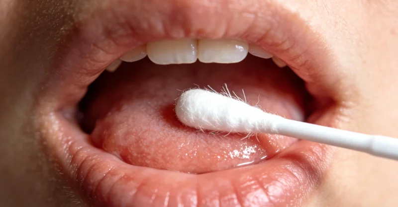 人们在医疗机构前犹豫选择的场景