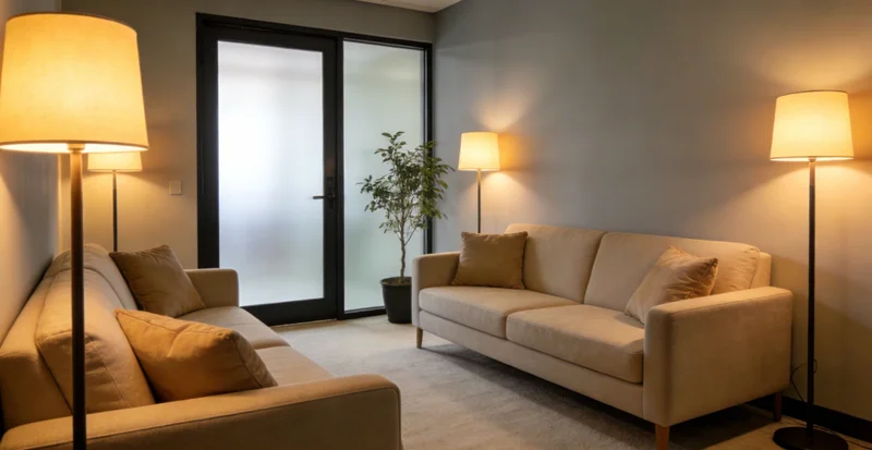 患者家属与医生正在一起查看基因检测报告并进行沟通