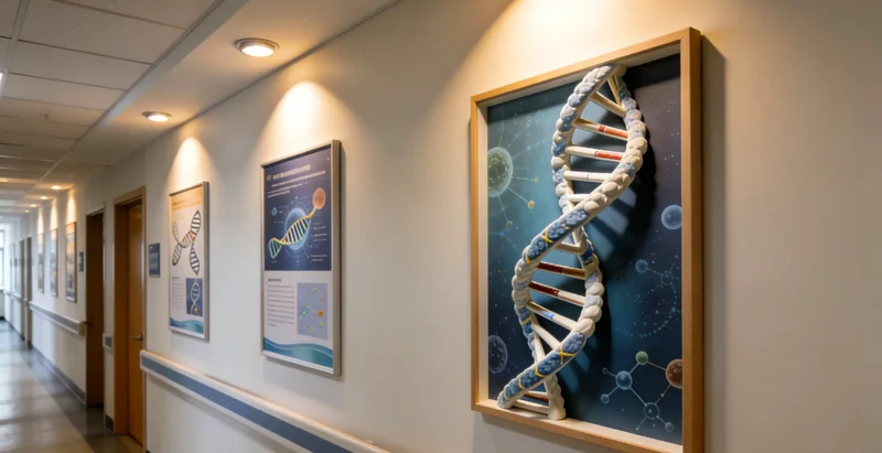 专业护士正在为一位成年人轻柔地