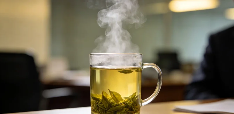 在医疗环境中,专业人员为患者详细解读基因检测报告