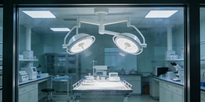 传统微生物培养实验室场景与焦急