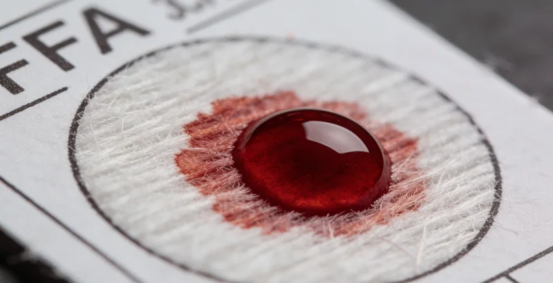 专业人员进行医学样本采集