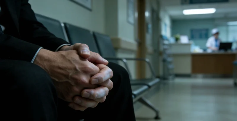 医护人员为女性进行无创宫颈采样