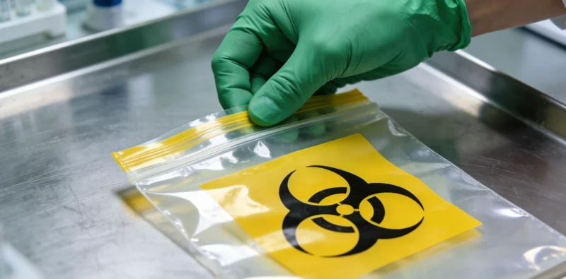 EB病毒微观结构示意图，展示病