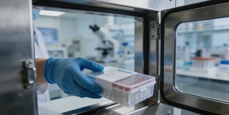 专业遗传咨询师正在向患者详细解读基因检测报告