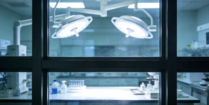 高科技实验室中,技术人员正在进