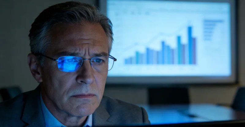 专业医生正在向咨询者耐心解读基