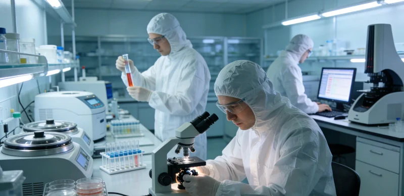 专业医生正在为患者解读基因检测报告