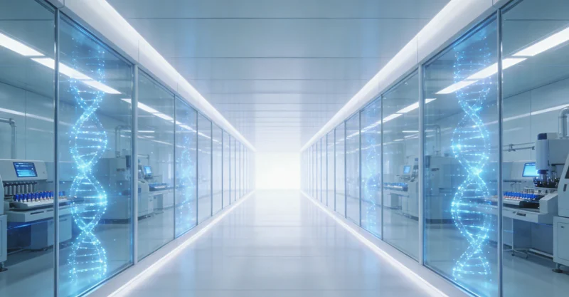 专业人员正在进行血液样本采集