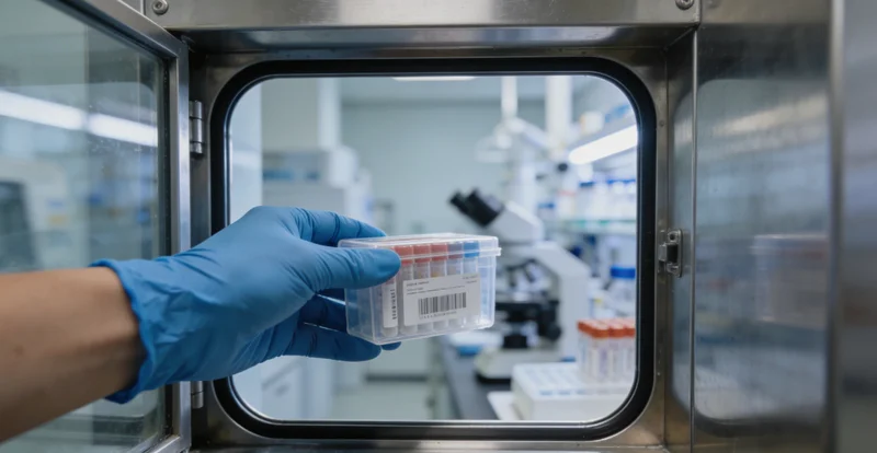 医生正在解读基因检测报告