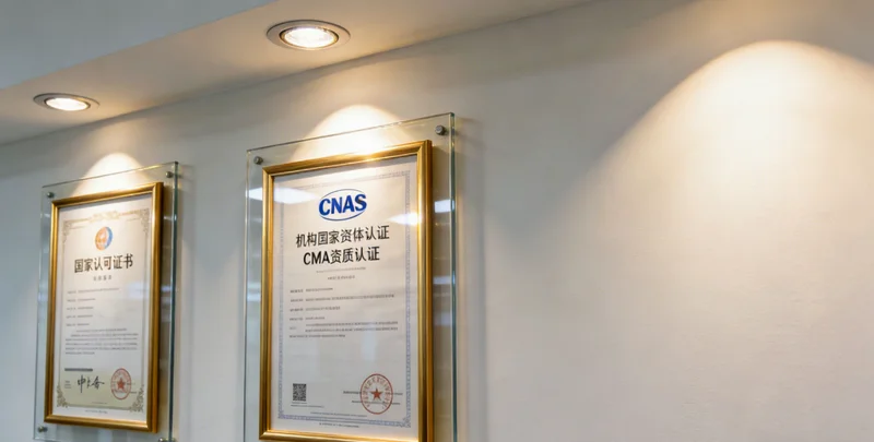 对比图：不同类型检测机构的服务