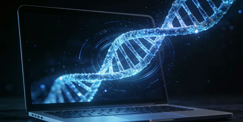 病毒基因检测原理示意图,展示从