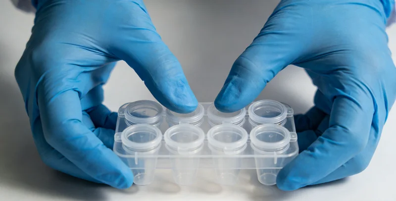 医生与患者讨论基因检测报告