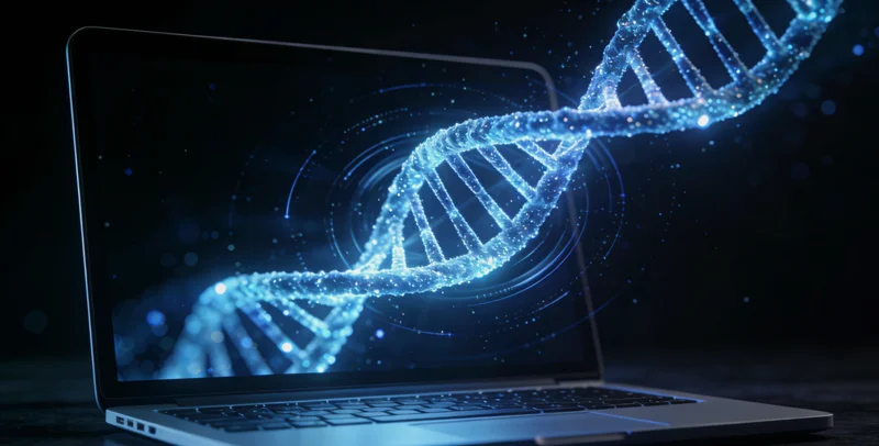 专业人士在办公室内为患者家属耐心解读基因检测报告