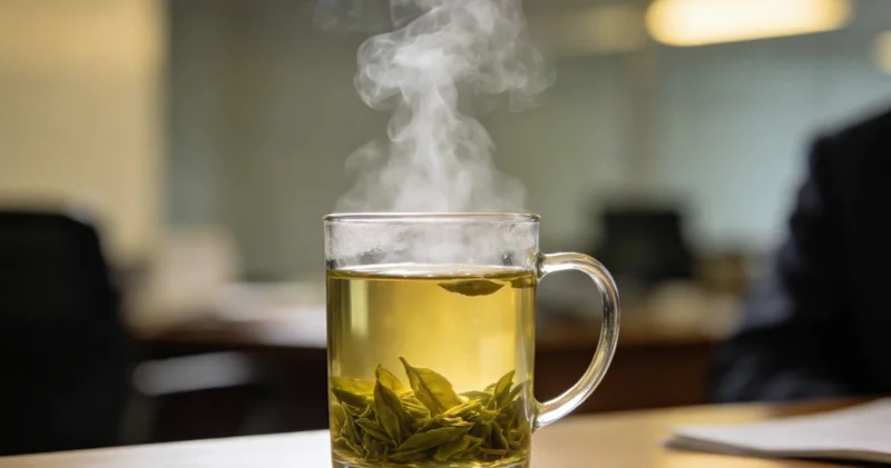 专业人士为客户进行健康报告解读