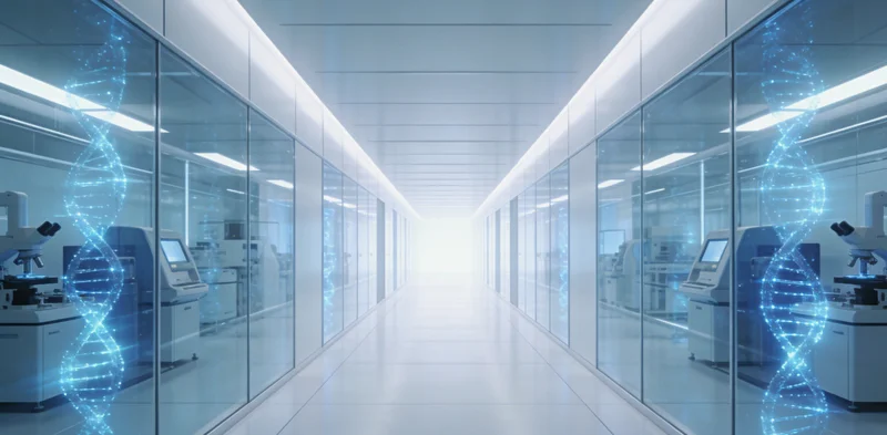 专业人员正在使用拭子进行鼻咽部