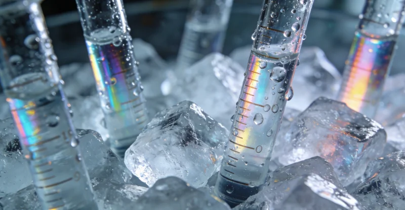 医护人员正在为受检者采集样本