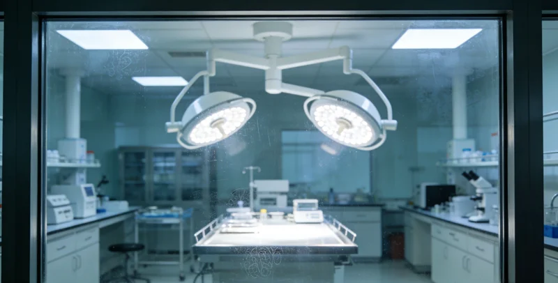 高科技医学实验室内,先进的基因