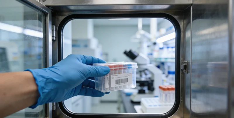 一位女性正在向医生咨询基因检测