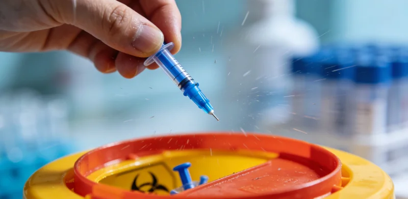 穿着防水裤的渔民在河边作业，旁